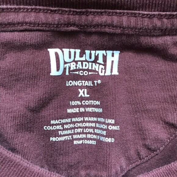 Duluth Trading Men's Longtail T Long Sleeve Top - Picture 4 of 4